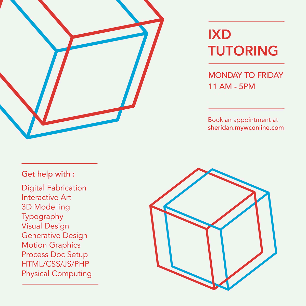 Interaction Design Tutoring Flyer